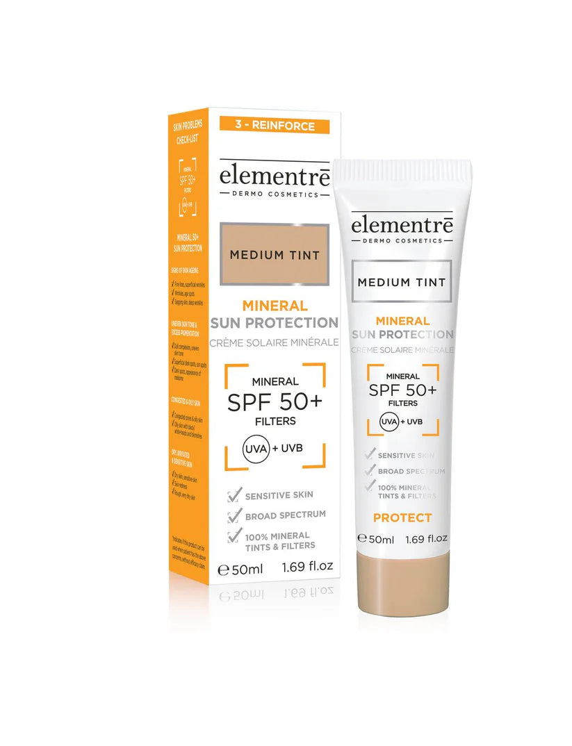 Elementre Mineral Sun Protection SPF50+ Medium (50ML)