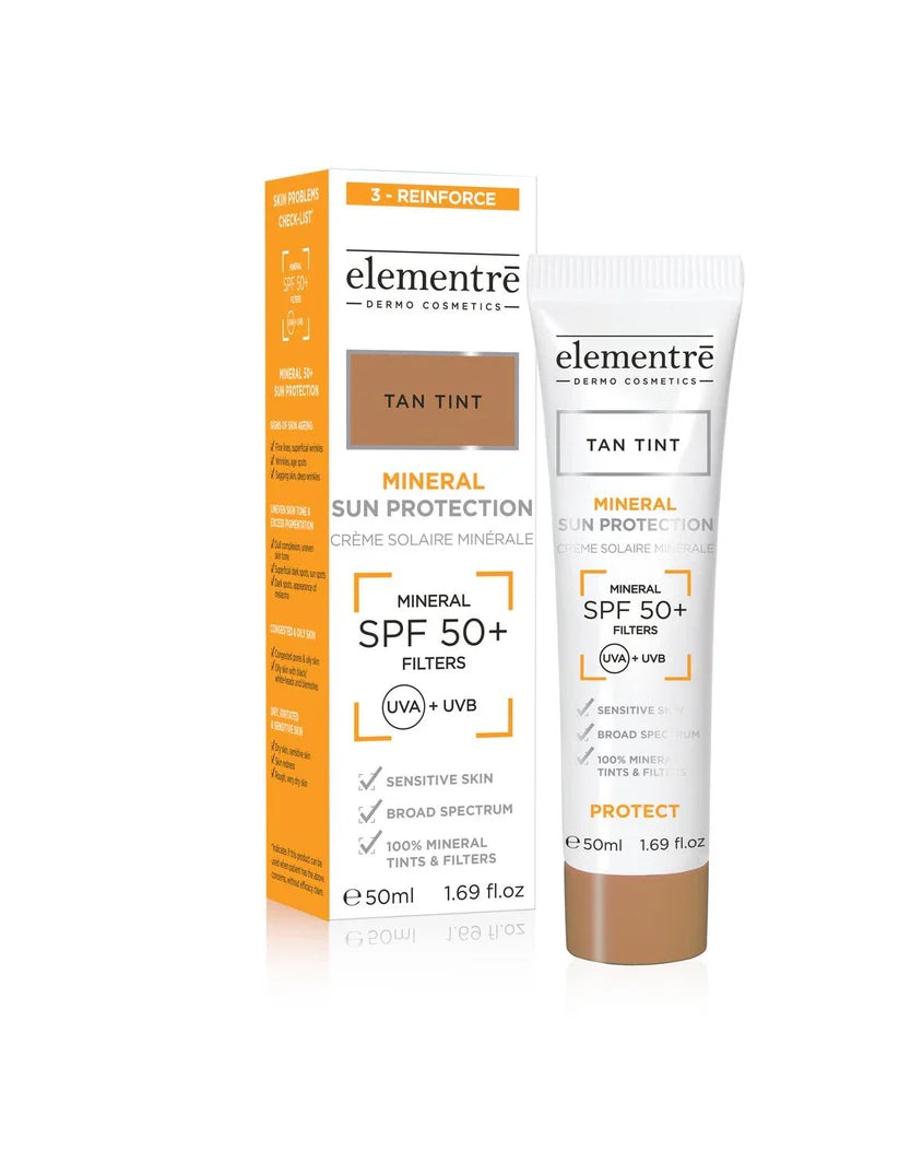 Elementre Mineral Sun Protection SPF50+ Tan (50ML)