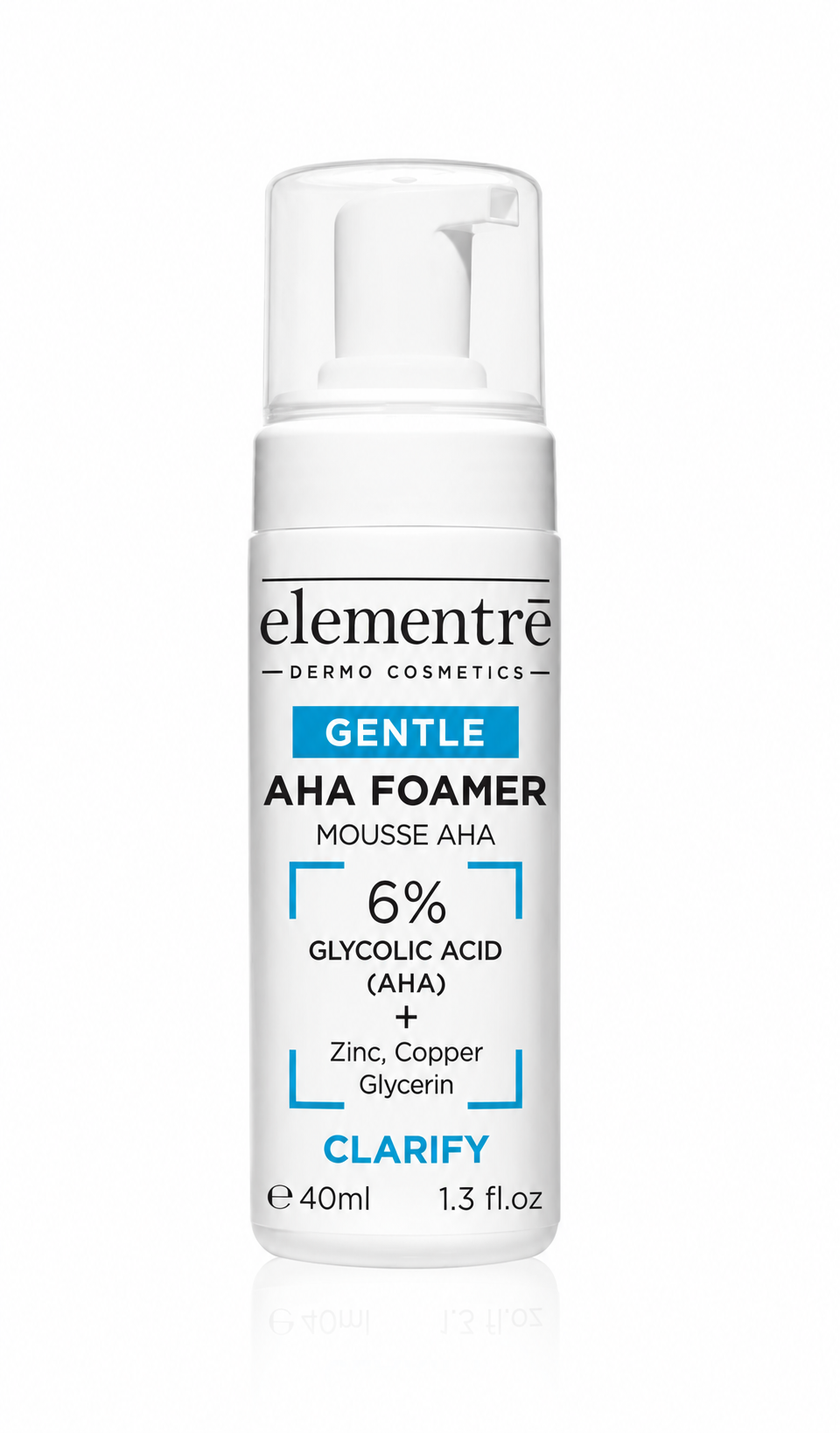 Elementre Gentle AHA Foamer - 6% Glycolic Acid 40ml