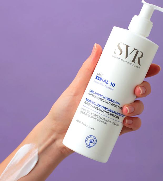 SVR XERIAL 10 Body Lotion for Ashy & Flaky Skin (NEW FORMULA) - All ages (400ml)
