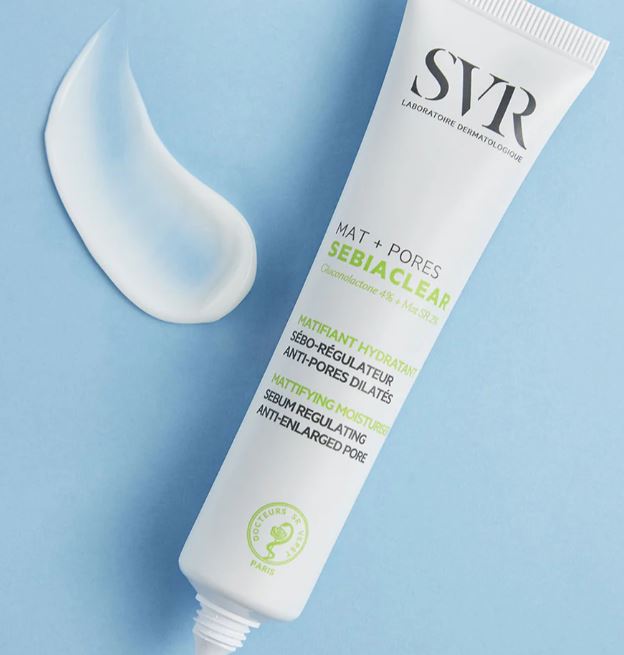 SVR SEBIACLEAR Mat & Pores Sebum-Regulator Cream - NEW FORMULA(40ml)
