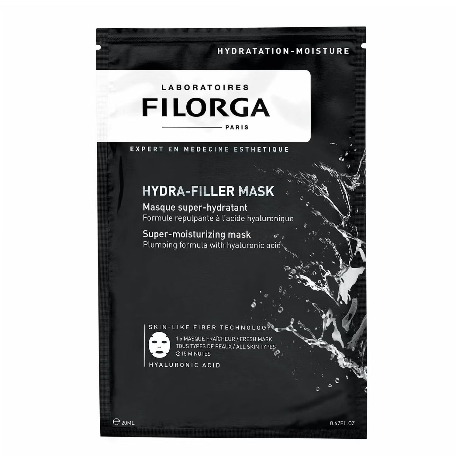 FILORGA HYDRA-FILLER MASK Hyaluronic Acid Moisturising Sheet Mask