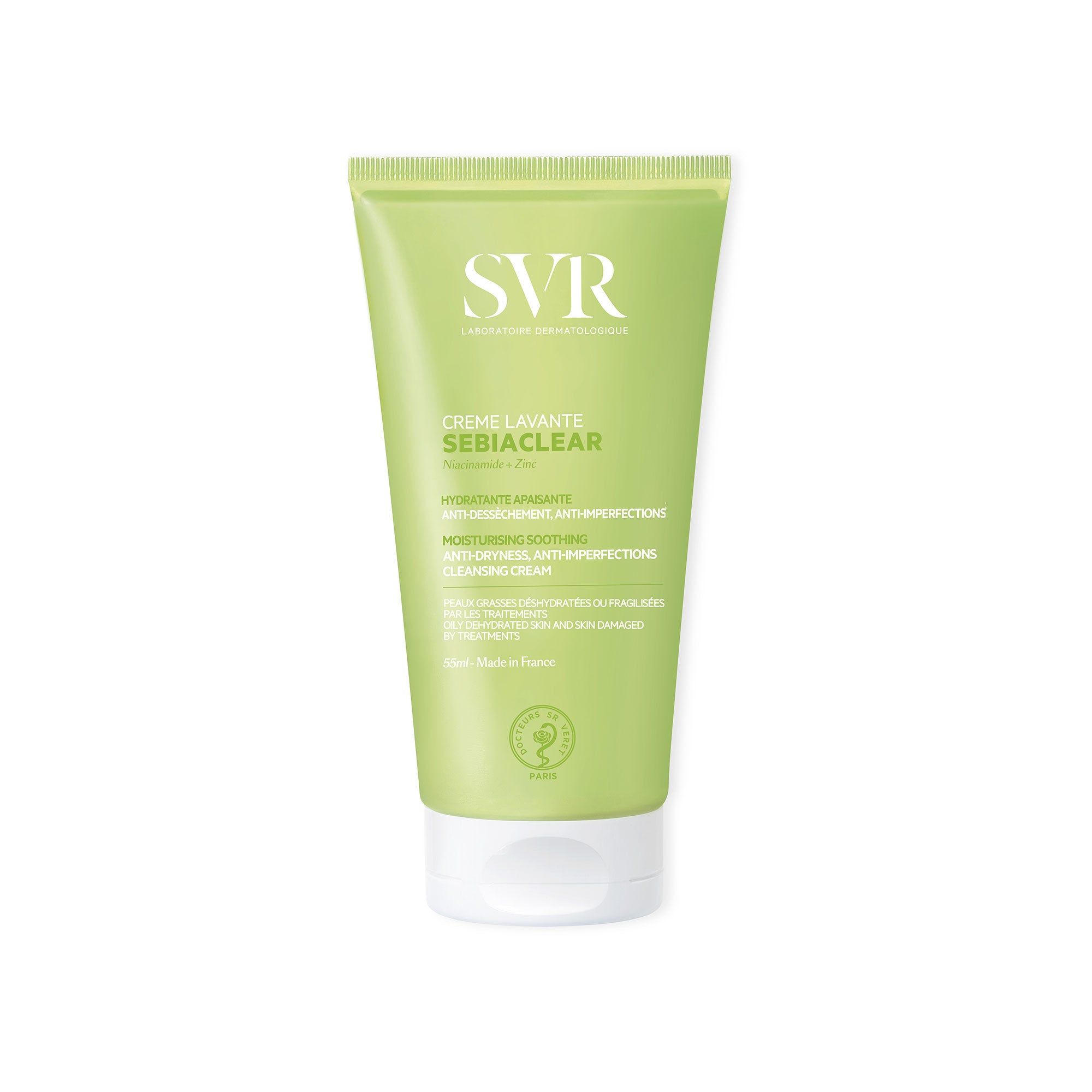 SVR SEBIACLEAR Crème Lavante (Face + Body) - Travel Size (55ml)