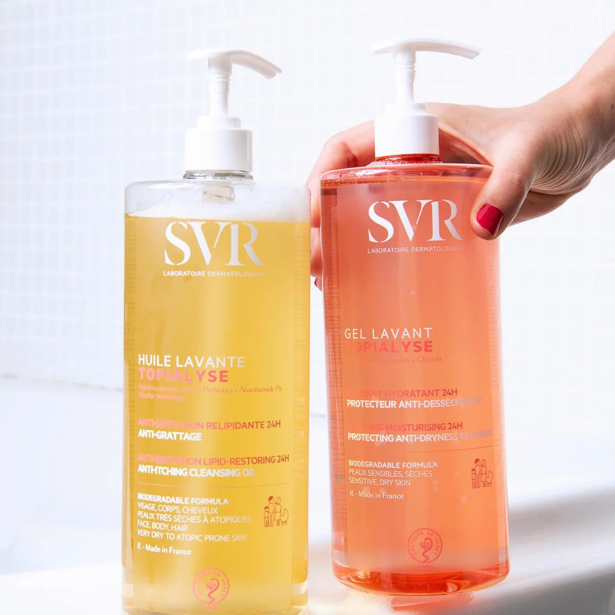 SVR TOPIALYSE Micellar Oil Wash (Hair, Face & Body) (1L)