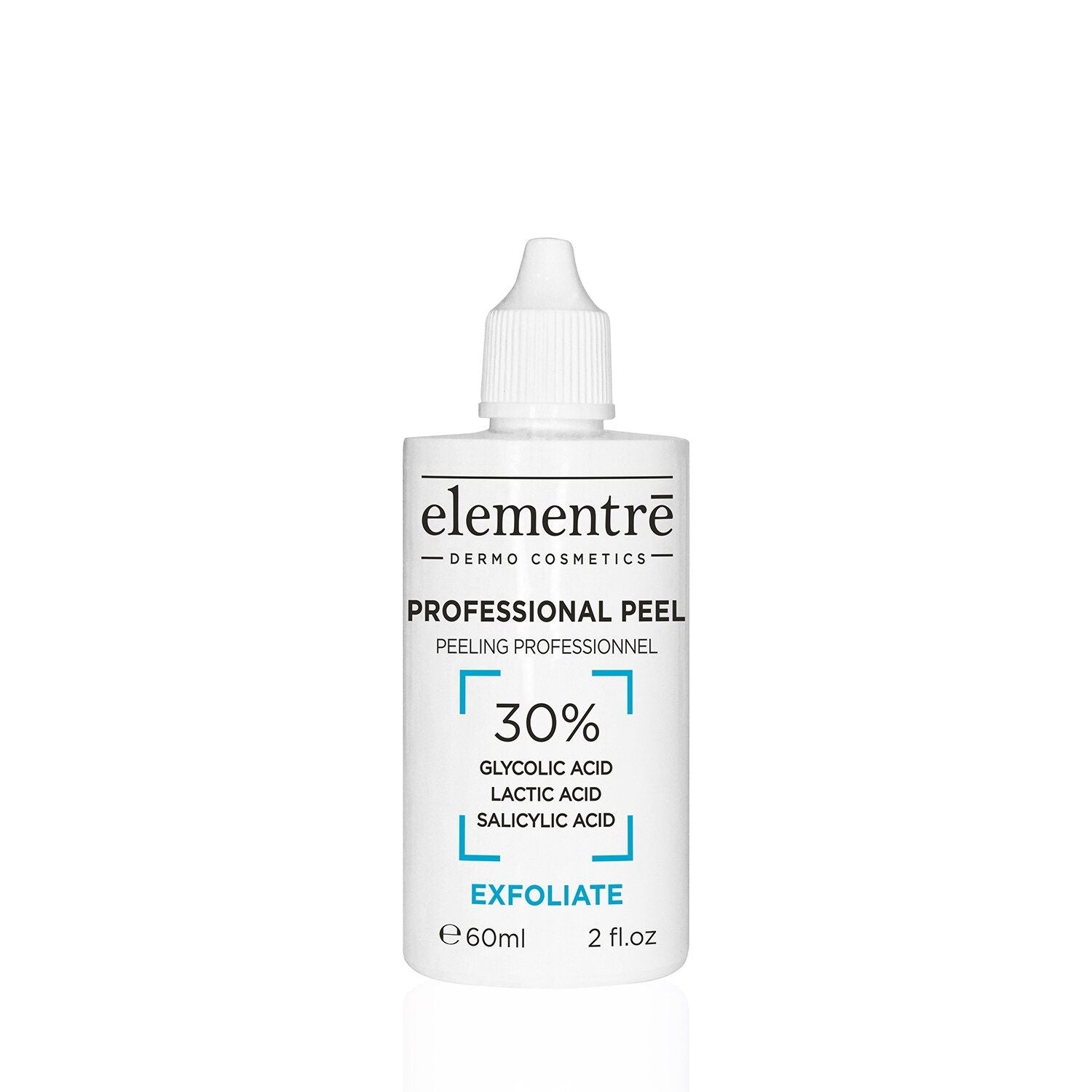 Elementre Professional Peel - 30% Glycolic, Lactic & Salicylic Acids (60ml)