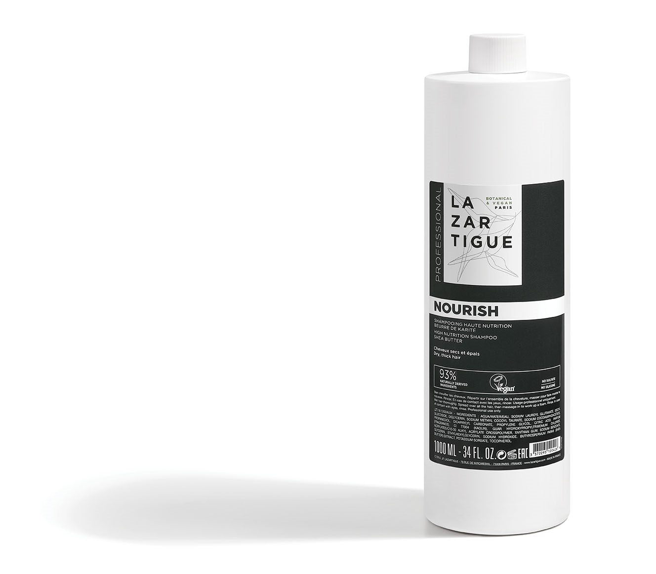 Lazartigue NOURISH SHAMPOO (High nutrition shampoo) (1000ml)