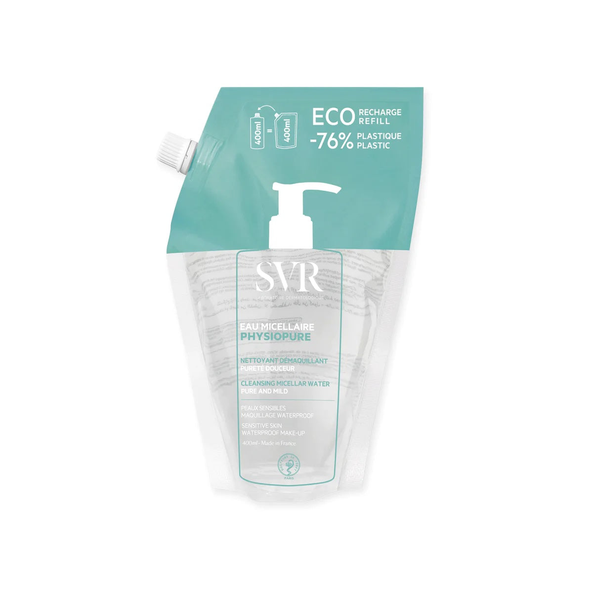 SVR PHYSIOPURE Micellar Water REFILL. (400ml)