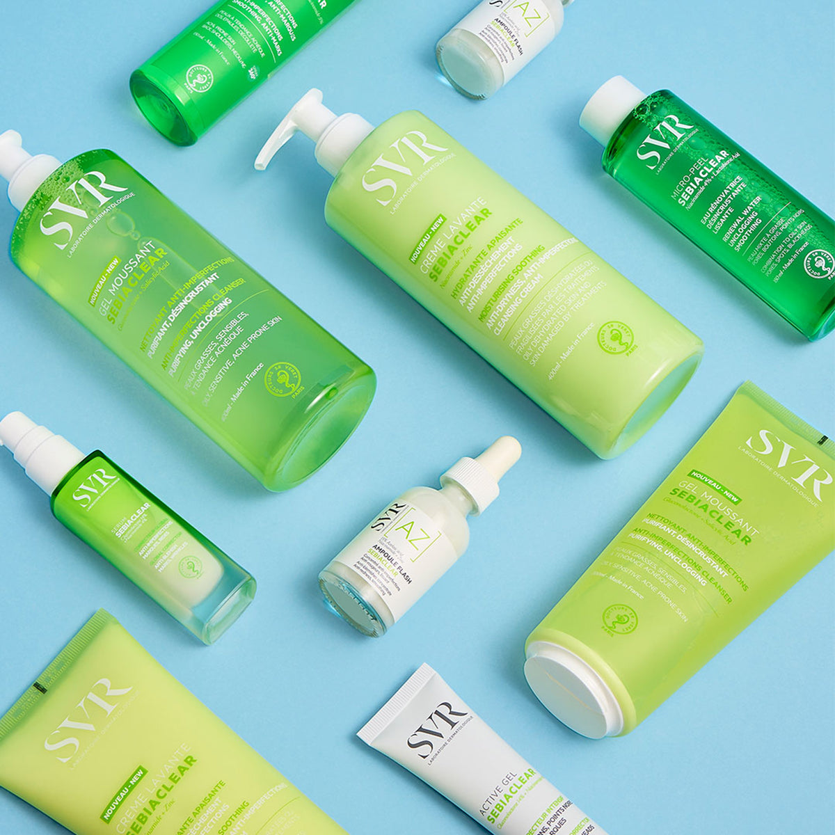 SVR SEBIACLEAR Gel Moussant Wash-Off Gel (Face + Body) - Oily & Blemish Prone Skin 100ml