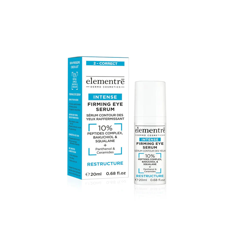 Elementre Firming Eye Serum - 10% Peptides, Bakuchiol, Squalane (20ml)