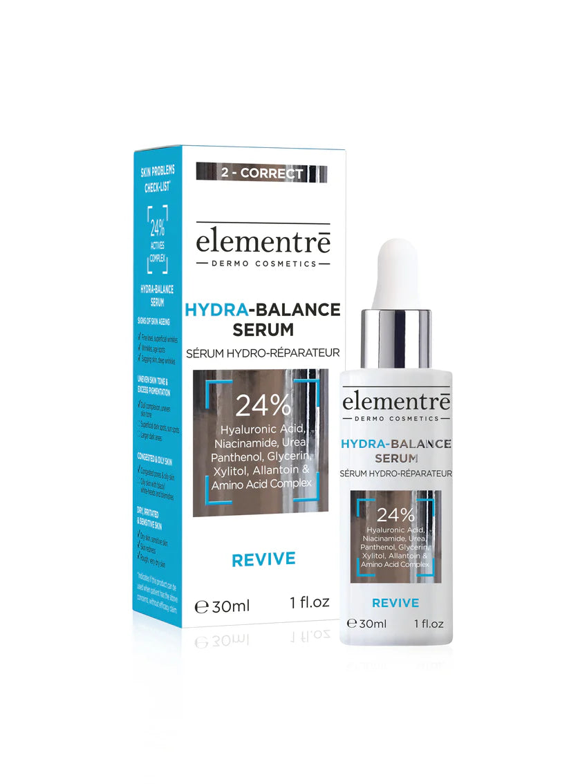 Elementre Hydra Balance Serum - 24% Ultimate Hydrating & Appeasing Complex (30ml)