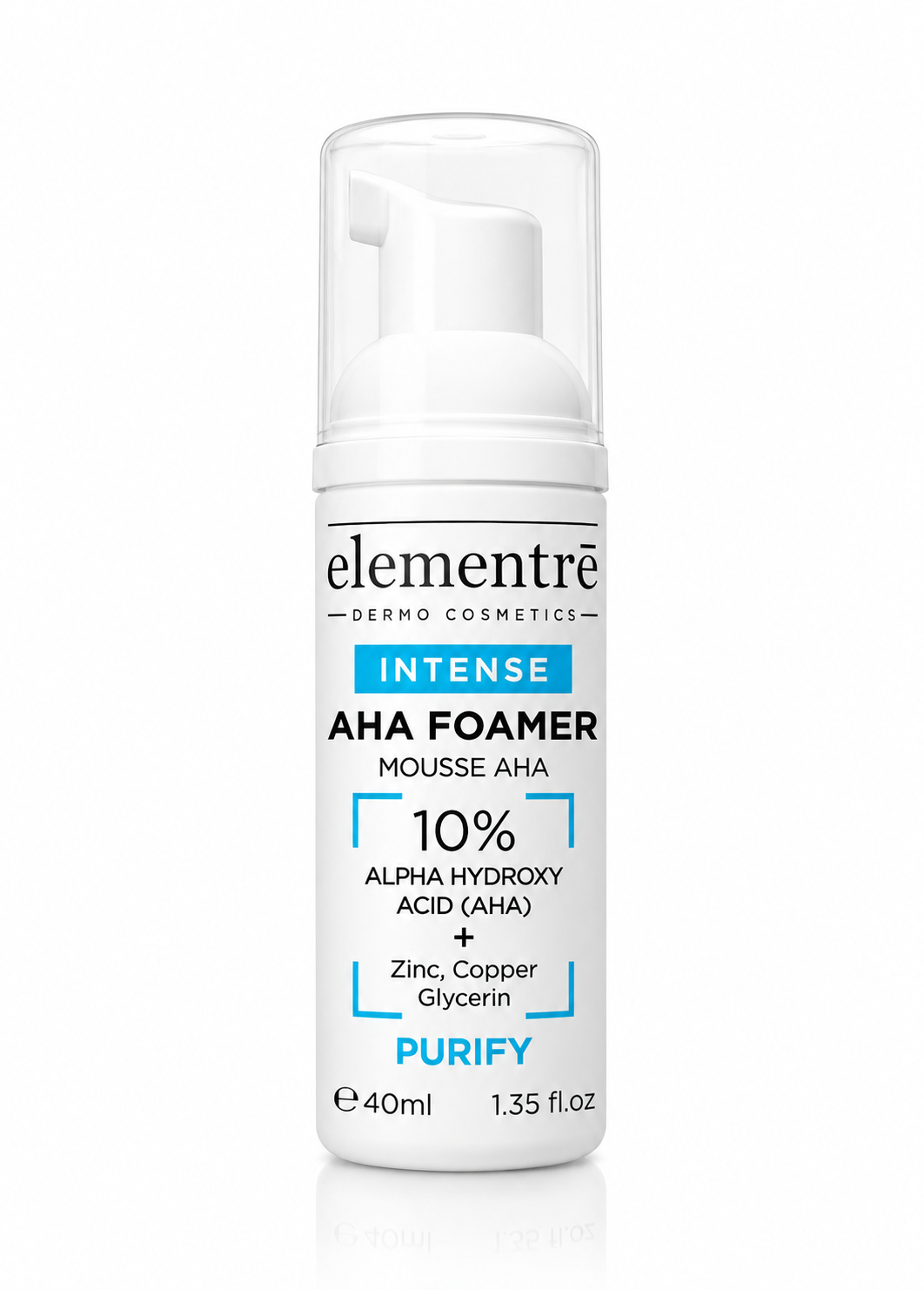 Elementre Gentle AHA Foamer - 10% AHA Intense Foamer (40ml)