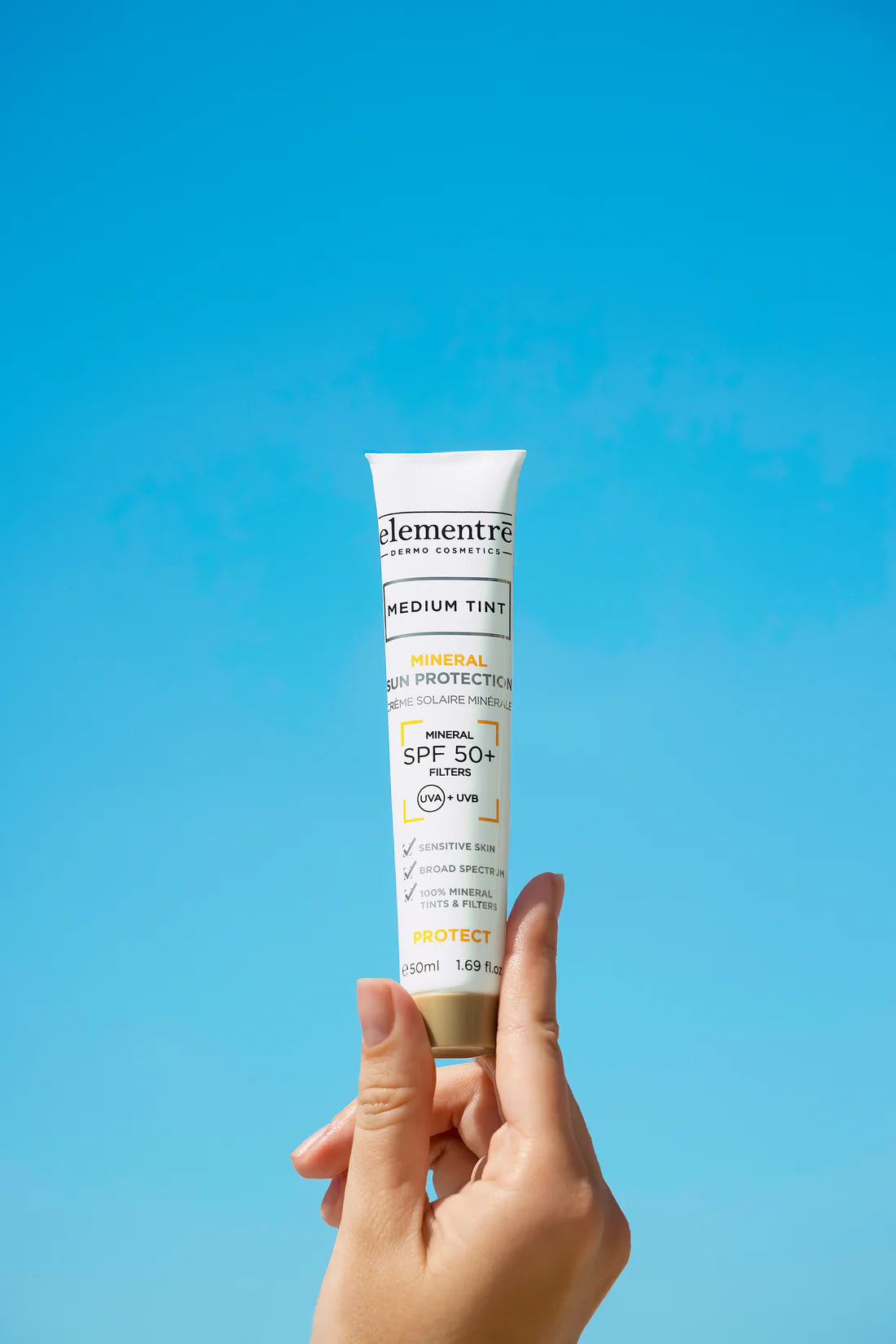 Elementre Mineral Sun Protection SPF50+ Medium (50ML)