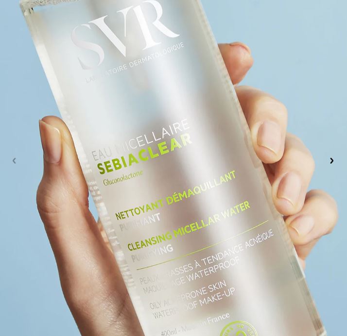 SVR SEBIACLEAR Micellar Water (spot, blemish, oily-prone skin) - Travel Size (75ml)