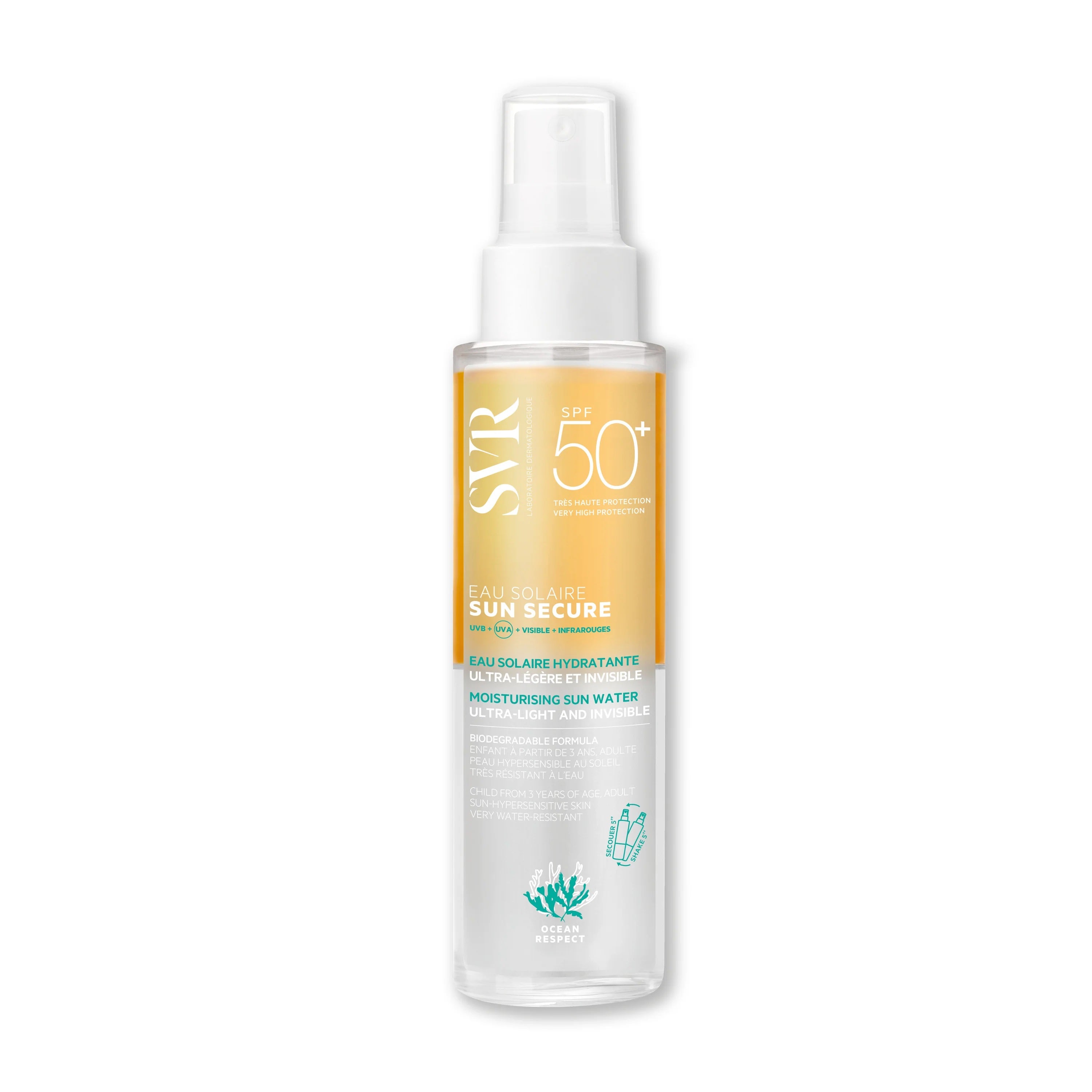 SVR SUN SECURE Sun-Water (Face & Body) SPF50+ (100ml)