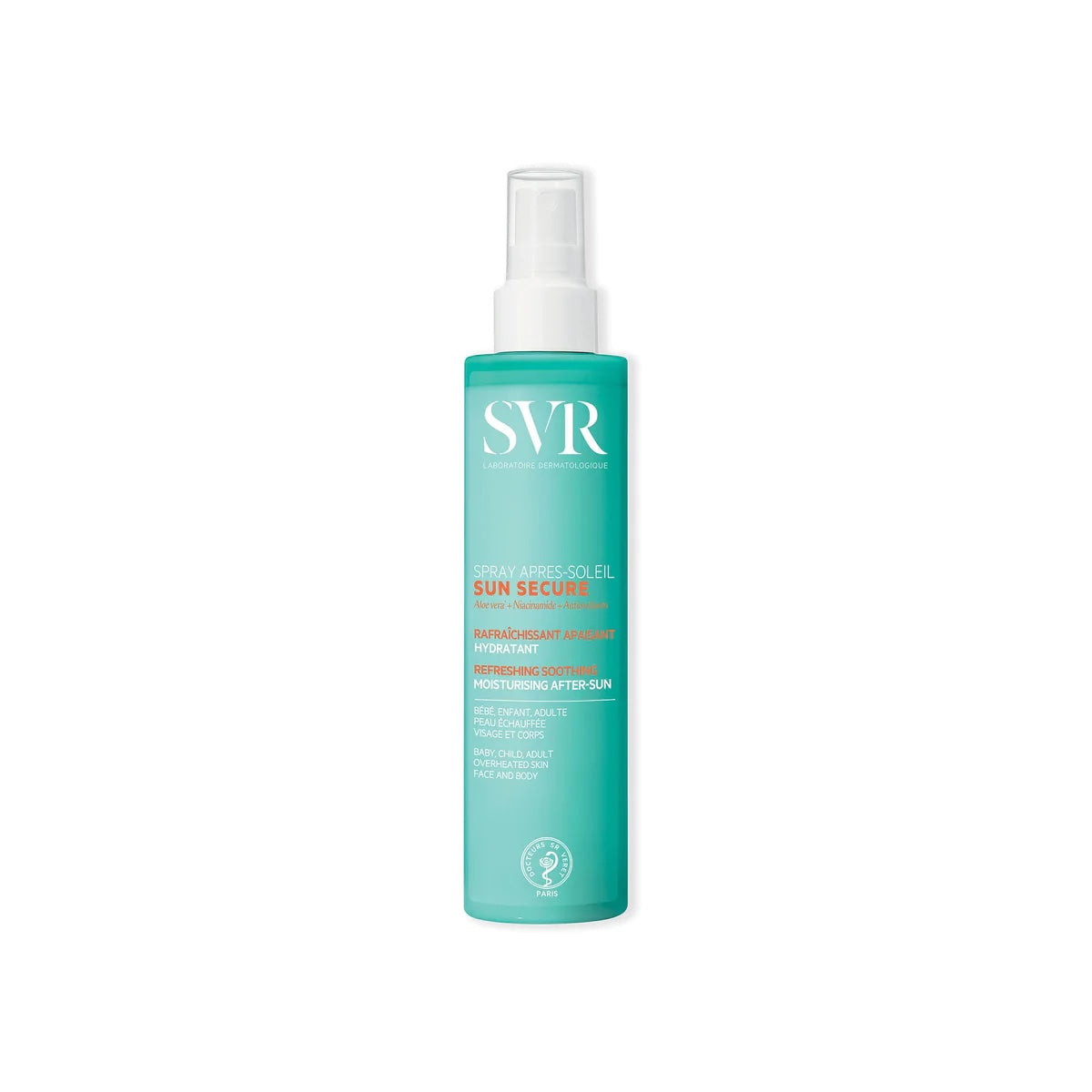 SVR SUN SECURE After-Sun Spray for Hypersensitive Skin (Face & Body) - NEW (200ml)