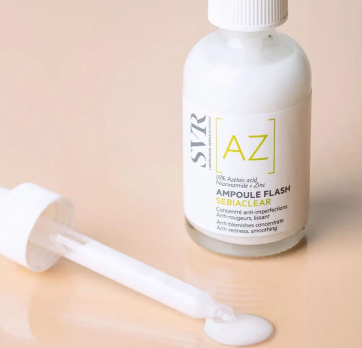 SVR SEBIACLEAR Ampoule [AZ] Flash Azelaic Acid Anti-Blemish Concentrate ( 30 ML)