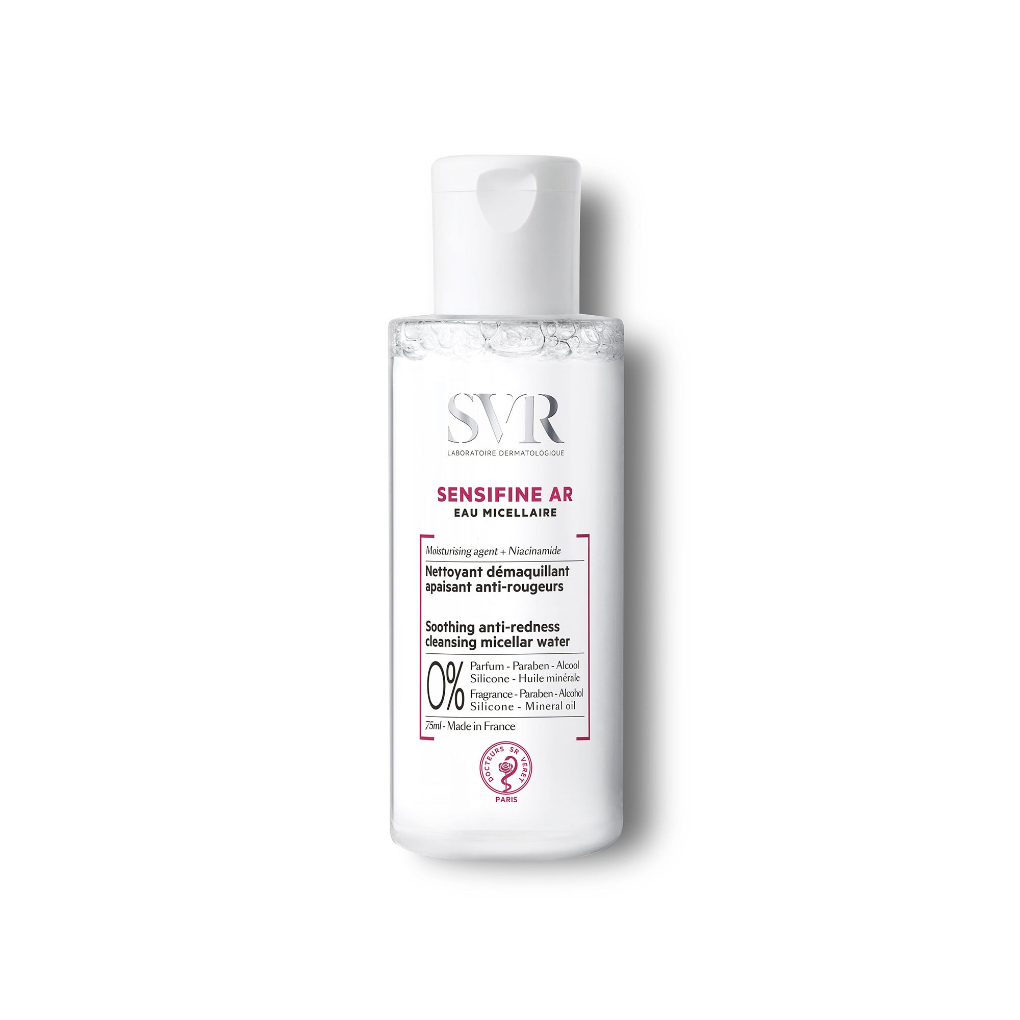SVR SENSIFINE AR Micellar Water (redness, rosacea-prone skin) - Travel Size (75ml)
