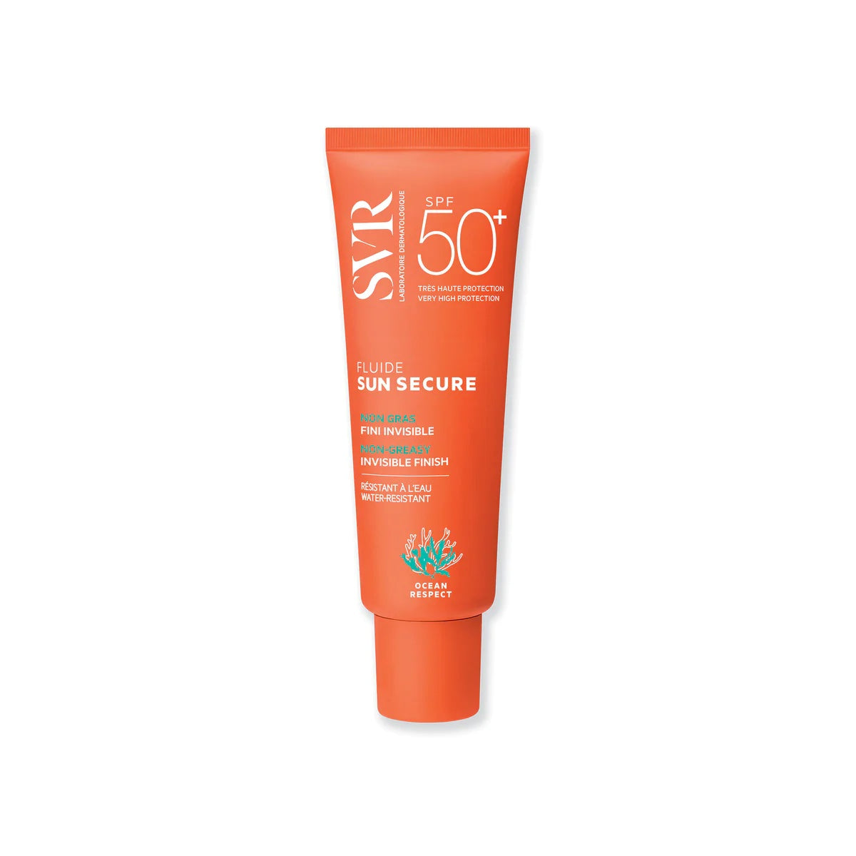 SVR SUN SECURE Fluide SPF50 Face Cream for Hypersensitive Skin - All ages (50ML)